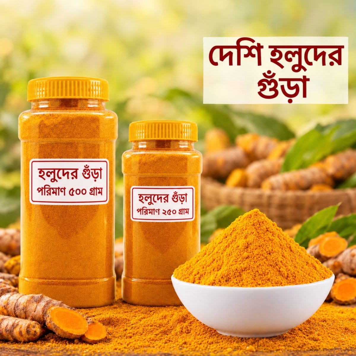 হলুদ গুঁড়া ৫০০ গ্রাম