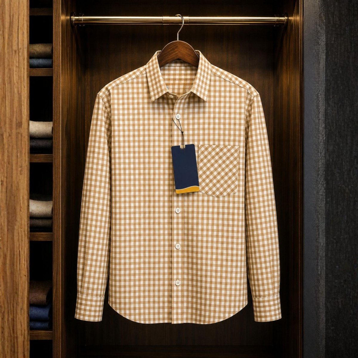 Formal Official Cotton Check Shirt